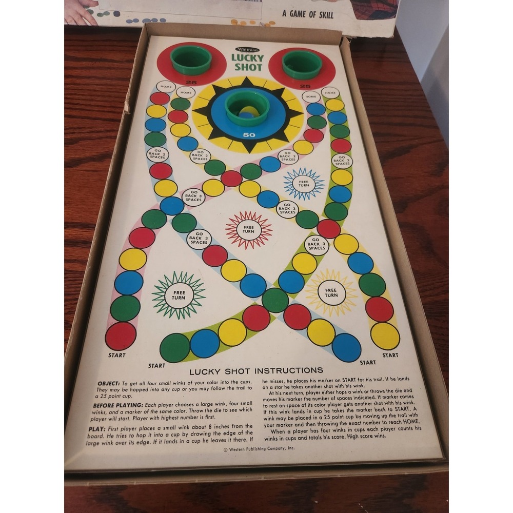 Lucky Shot Board Game 1966 Original Game - Picture 5 of 7
